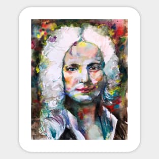 ANTONIO VIVALDI watercolor portrait Sticker